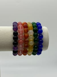 Image 1 of Agate Chunky Beaded Bracelet