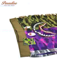 Image 4 of Bape Mix Camo Shark Sweat Pants (Size XL Men's)