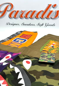 Image 5 of Bape Mix Camo Shark Sweat Pants (Size XL Men's)