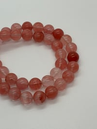 Image 3 of Agate Chunky Beaded Necklace - Pink