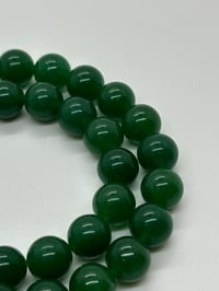 Image 4 of Agate Chunky Beaded Necklace - Jade Green