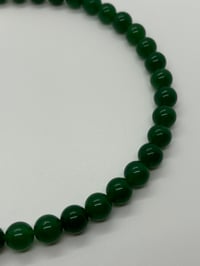 Image 3 of Agate Chunky Beaded Necklace - Jade Green