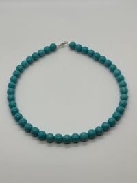 Image 2 of Turquoise Chunky Beaded Necklace