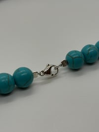 Image 4 of Turquoise Chunky Beaded Necklace