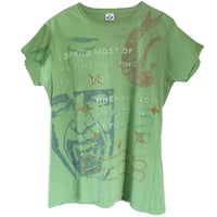 Image 1 of i spend most of my time wanting to be good tee