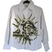 Image 1 of love prevails button shirt
