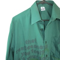 Image 2 of set your soul free button shirt