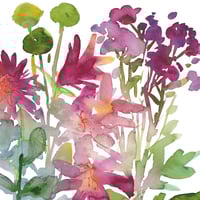 Image 2 of Clematis Greetings Card