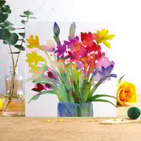 Image 1 of Flower Power Greetings Card