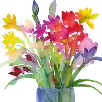 Image 2 of Flower Power Greetings Card