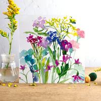 Image 1 of Flower Gathering Greetings Card