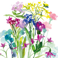 Image 2 of Flower Gathering Greetings Card