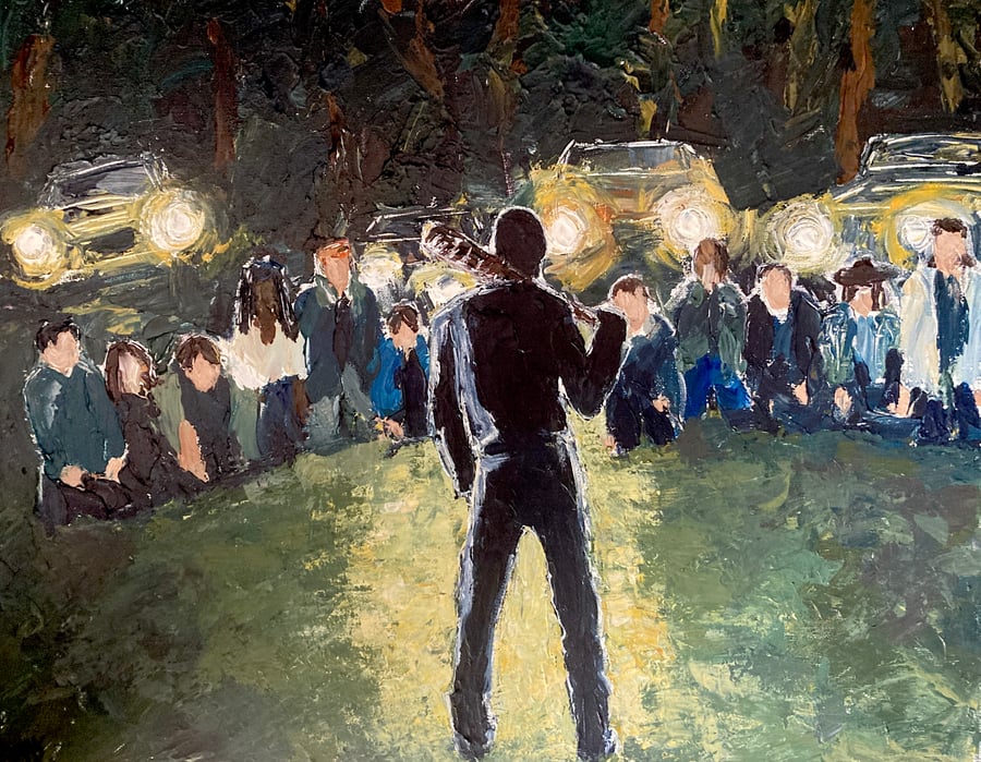 Image of Negan original painting 