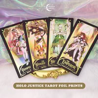 Image 1 of Hololive Justice Tarot Card Prints 