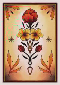 Spring flowers print 