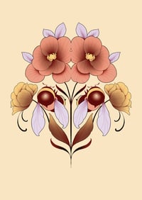 Sweet bumblebees print 