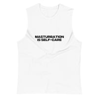 Image 2 of Masturbation Is Self-Care Muscle Shirt