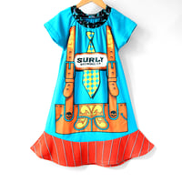 Image 1 of brewery surly lederhosen brewing 6/7 courtneycourtney oktoberfest octoberfest tshirt twirl dress