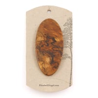 Image 4 of Tiger Myrtle Oval Hair Clip