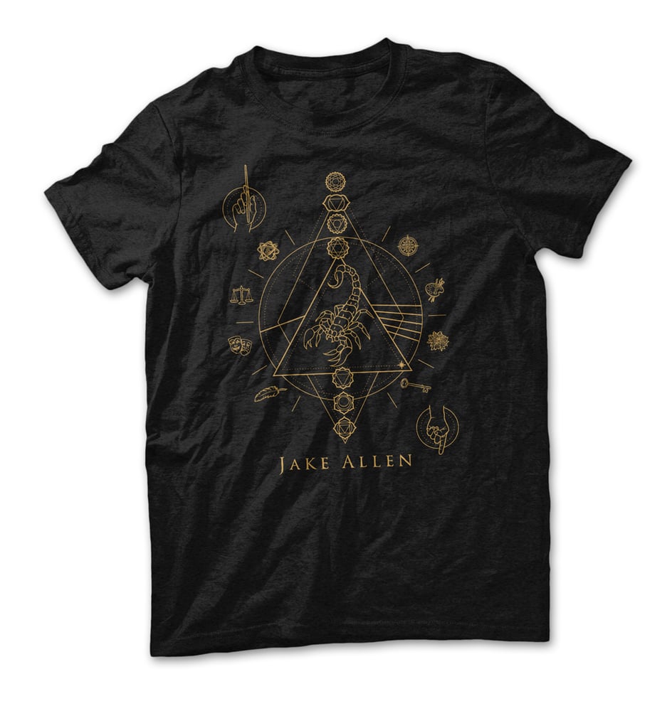 Image of "The Magician" T-Shirt - Heather Black