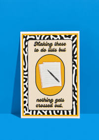 Bright Eyes - Nothing gets crossed out A5 + A4 Prints