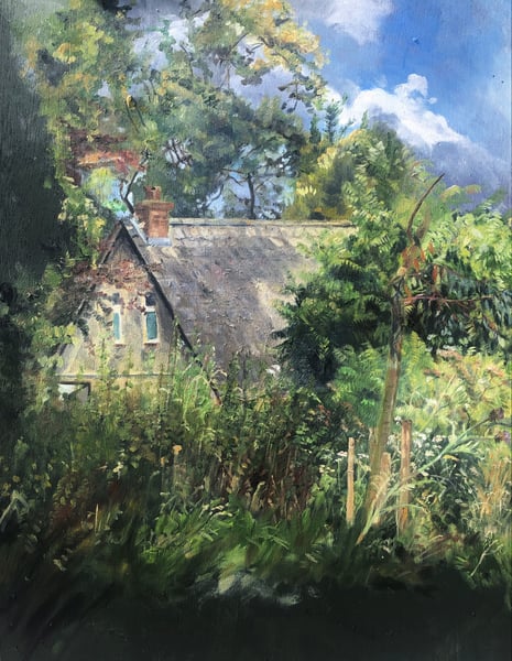 Image of From The Studio oil study