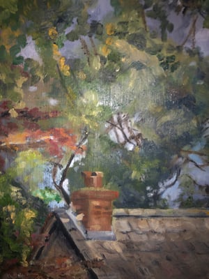 Image of From The Studio oil study