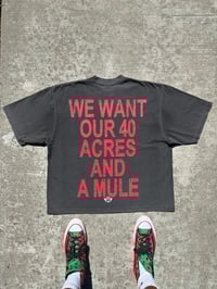 Image 2 of Oversized Cropped '40 MJ' Shirt