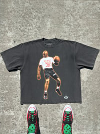 Image 1 of Oversized Cropped '40 MJ' Shirt