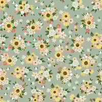 Image 8 of SUMMER TAFFY-The Old Garden Baskets Quilt Kit 66" x 80"