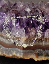 Image 1 of purple time necklace  ོ₊⁺☀︎₊⁺⋆.˚₊‧.°.⋆✮⋆.°.‧₊