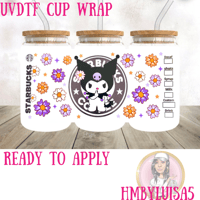 Starbucks x Kuromi UVDTF cup wrap 