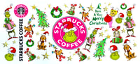 Image 2 of Grinch UVDTF cup wrap 