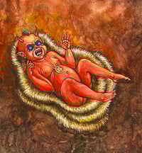 Image 1 of Satan Baby - Original Painting