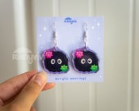 Image 3 of Ghibli Earrings (Soot Sprites, Calcifer)