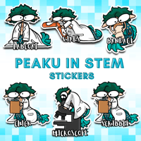Image 1 of Peaku in STEM Stickers