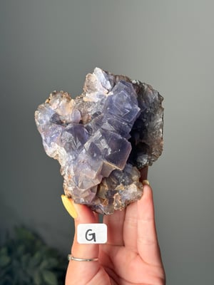 PURPLE CUBIC FLUORITE FROM -PAKISTAN- G