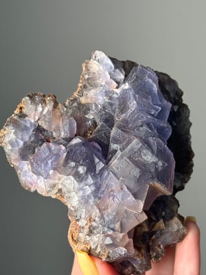 PURPLE CUBIC FLUORITE FROM -PAKISTAN- G