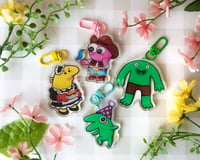 Image 1 of Smiling Friends Acrylic Keychains