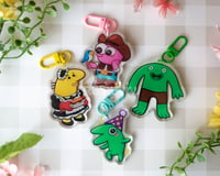 Image 2 of Smiling Friends Acrylic Keychains