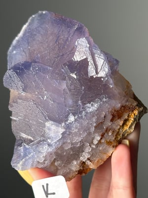 PURPLE CUBIC FLUORITE FROM -PAKISTAN- K