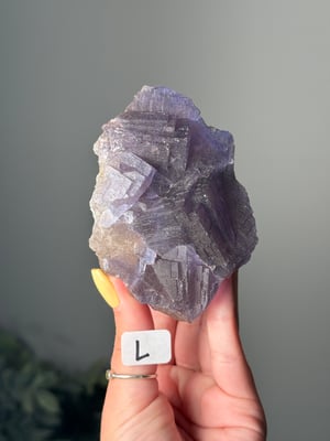 PURPLE CUBIC FLUORITE FROM -PAKISTAN- L