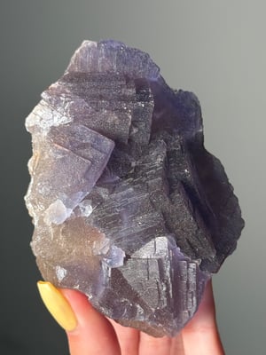 PURPLE CUBIC FLUORITE FROM -PAKISTAN- L