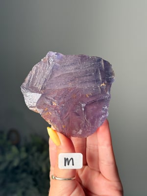 PURPLE CUBIC FLUORITE FROM -PAKISTAN- M