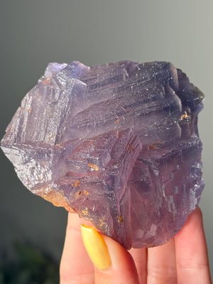 PURPLE CUBIC FLUORITE FROM -PAKISTAN- M