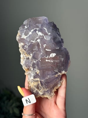 PURPLE CUBIC FLUORITE FROM -PAKISTAN- N