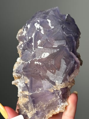 PURPLE CUBIC FLUORITE FROM -PAKISTAN- N