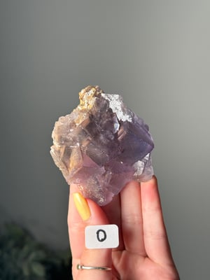 PURPLE CUBIC FLUORITE FROM -PAKISTAN- O