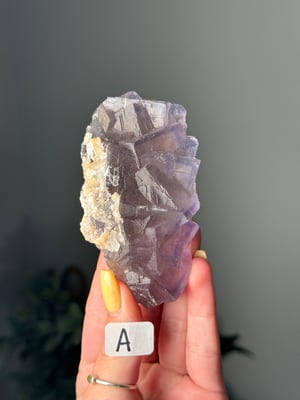 SMALL PURPLE CUBIC FLUORITES FROM -PAKISTAN- 