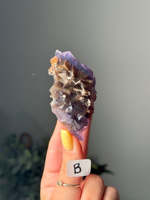 SMALL PURPLE CUBIC FLUORITES FROM -PAKISTAN- 